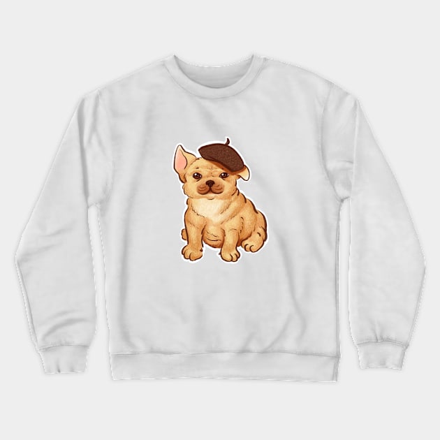 Frenchie Crewneck Sweatshirt by Leonie Jonk